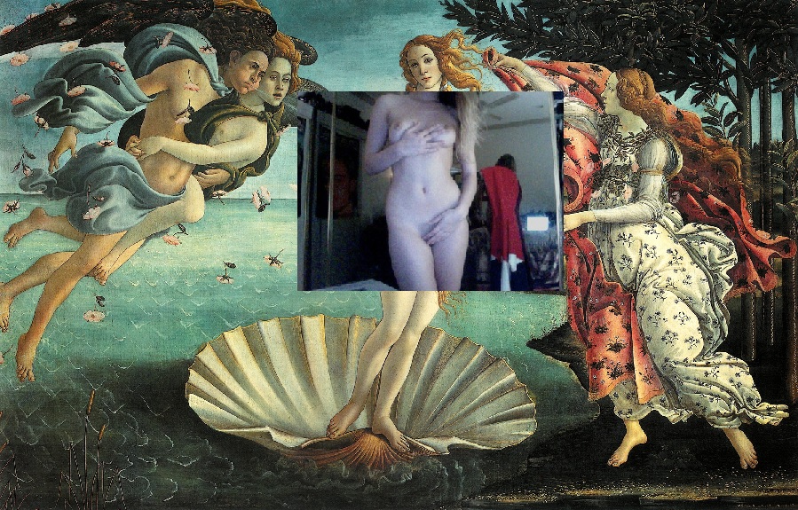 camgirls-project-in-progress-2013-Sandro-Botticelli-The-Birth-of-Venus-1486-X-Anonymous